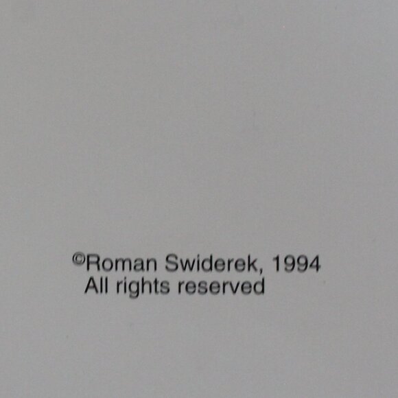 [SWIDEREK] The Forks, Signed and Numbered (Roman Świderek, Print, 1994) - Picture 9 of 13